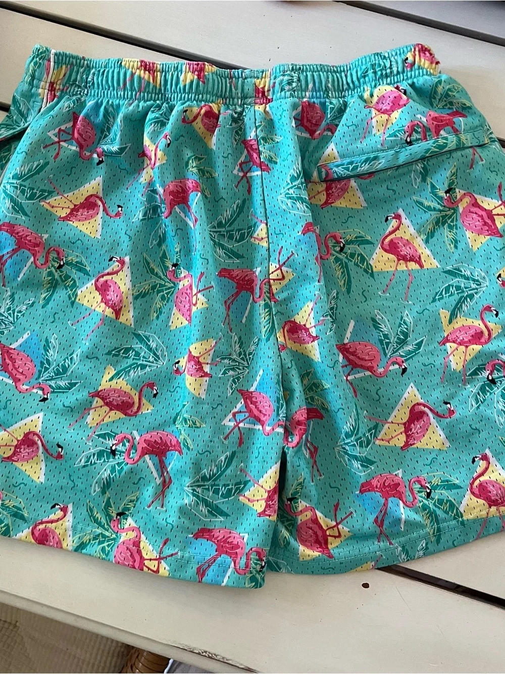 Chubbies Flamingo 5.5 inch Swim trunks Sz  Extra Large